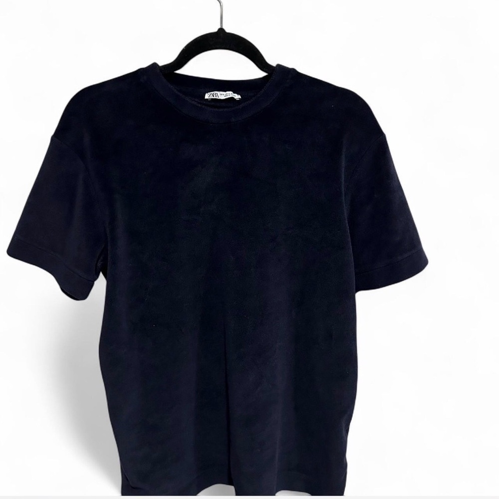 Zara Dark Blue Short Sleeve Tee